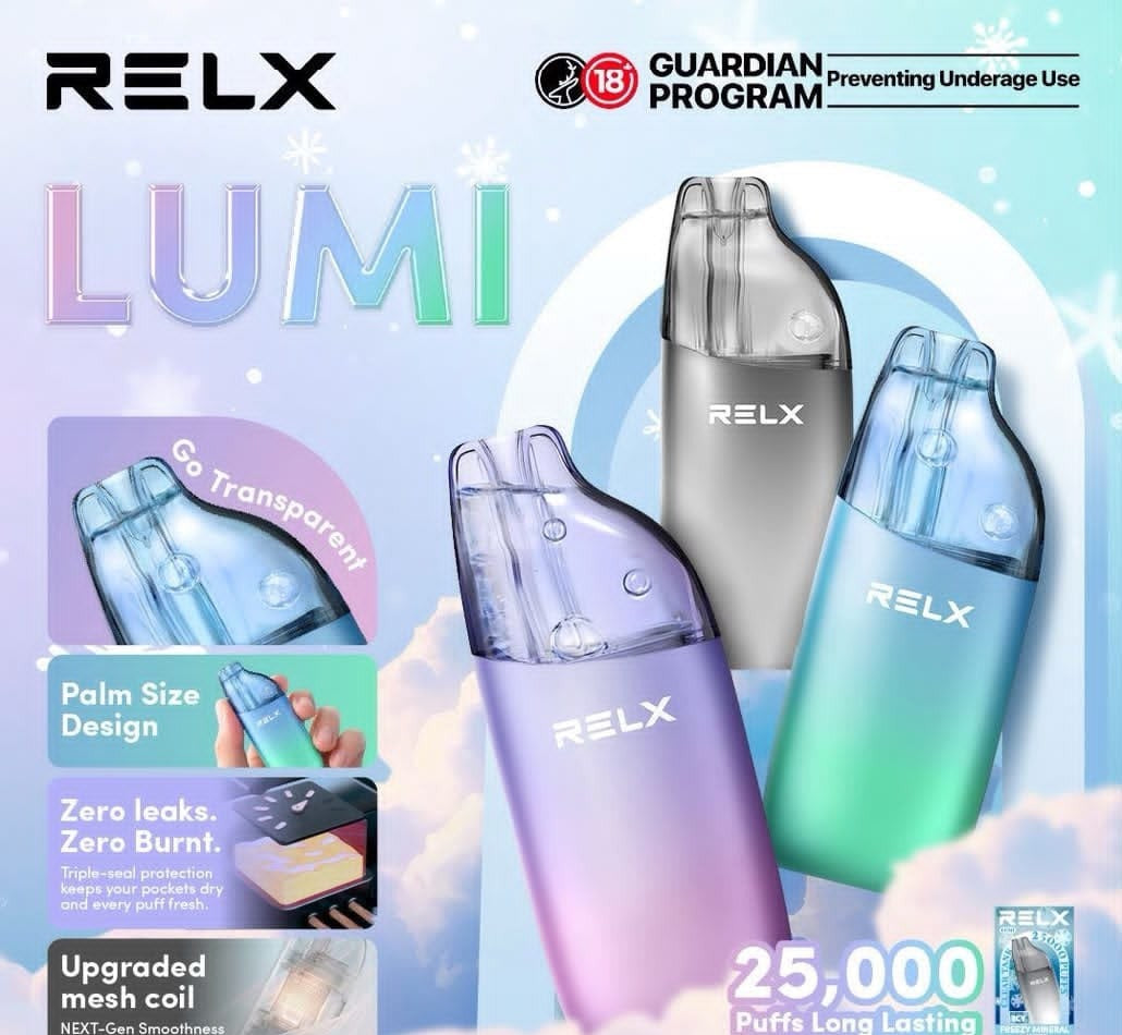 RELX LUMI 25000 Puffs Disposable Vape